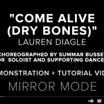 Dance Tutorial – Come Alive Dry Bones – by Summar Bussey